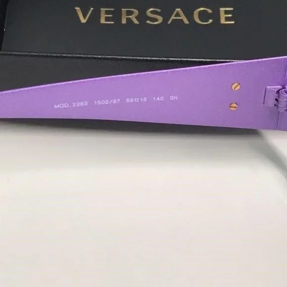 New Authentic Purple Cat-Eye Sunglasses VE2263 display picture 1